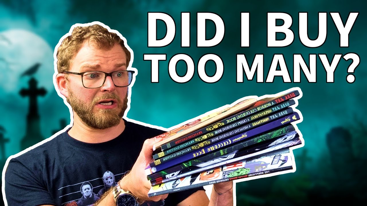 Massive Halloween Coloring Book Haul REVEALED!