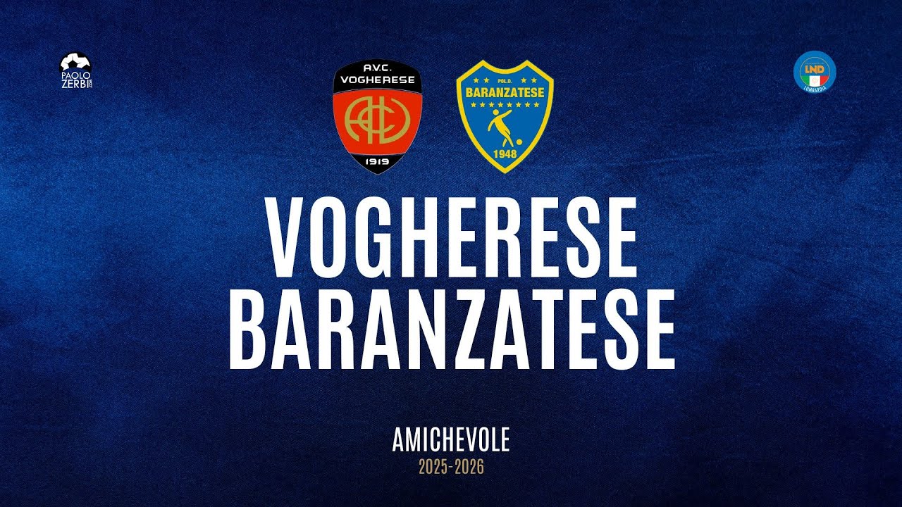 [HIGHLIGHTS] Pre-Stagione 25/26 - Vogherese - Baranzatese