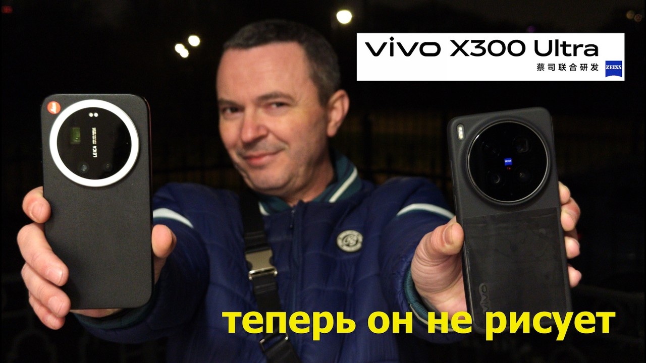 VIVO X300 ULTRA - ТЕПЕРЬ НЕ РИСУЕТ / АНАЛИЗ 8K видео / Сравнение с VIVO X300 PRO и XIAOMI 17 ULTRA