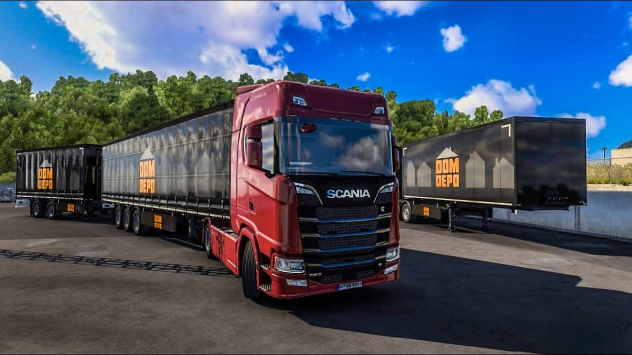 Most Dangerous Road Scania Truck  Ets2 1.55 #ets2