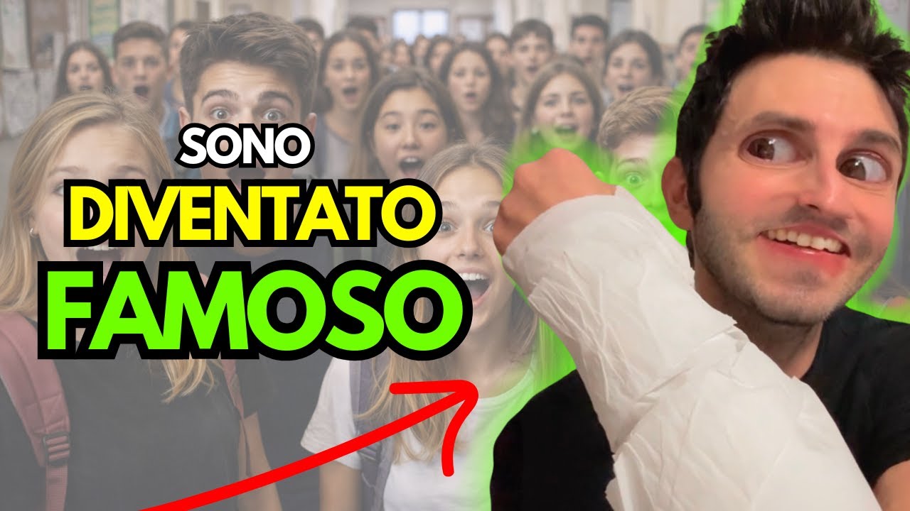 Quando a 13 anni mi sono INGESSATO il BRACCIO | A SCUOLA DIVENTO UNA CELEBRITÀ