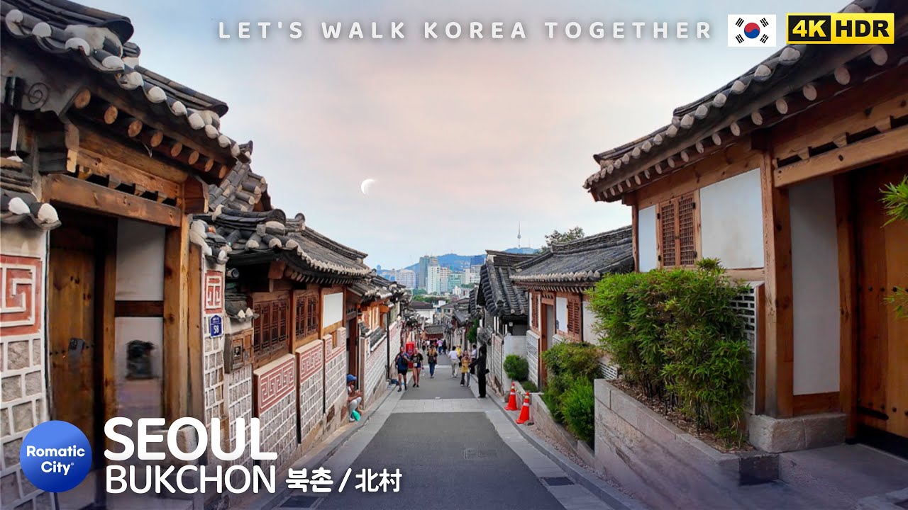[4K] SEOUL Bukchon Hanok Village Walking Tour : A must-visit tourist spot in Seoul - 4K 60fps [UHD]