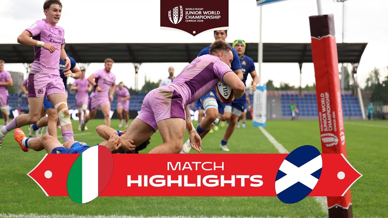 THRILLING opening match ⚡ | Italy v Scotland | World Rugby U20 Championship 2026 | Match Highlights