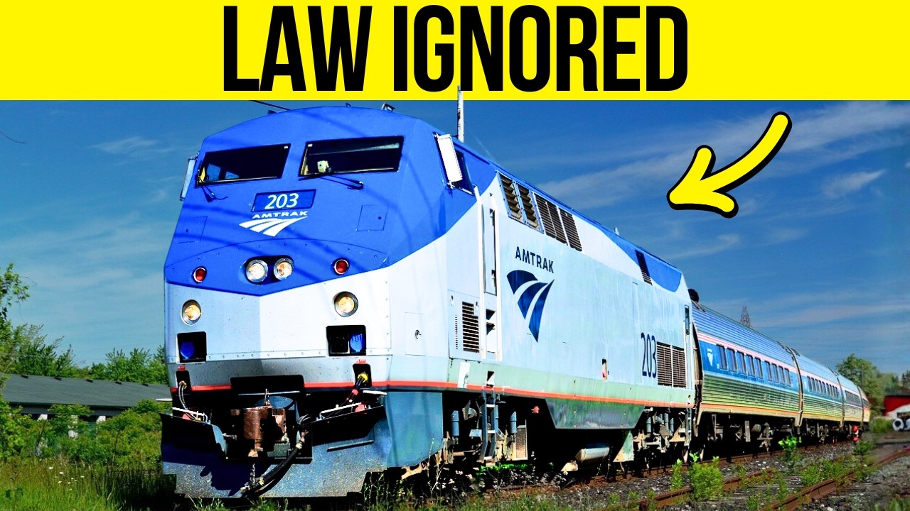 Why Railroads REFUSE To Let Amtrak Run On Time