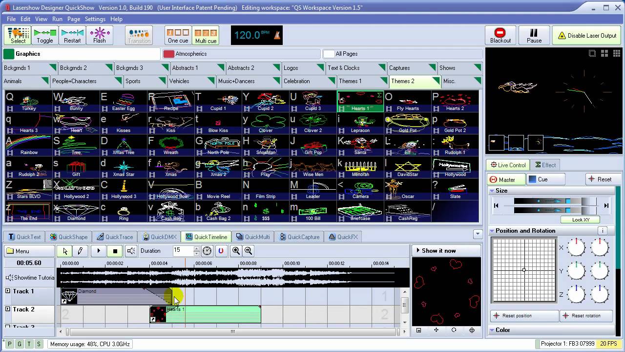Pangolin QuickShow - Powerful, Affordable, Easy to Use Laser Show Software