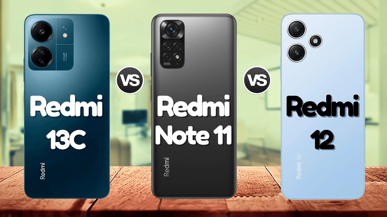 Redmi 13C Vs Redmi Note 11 Vs Redmi 12 4G | @EficienTechs👈👀