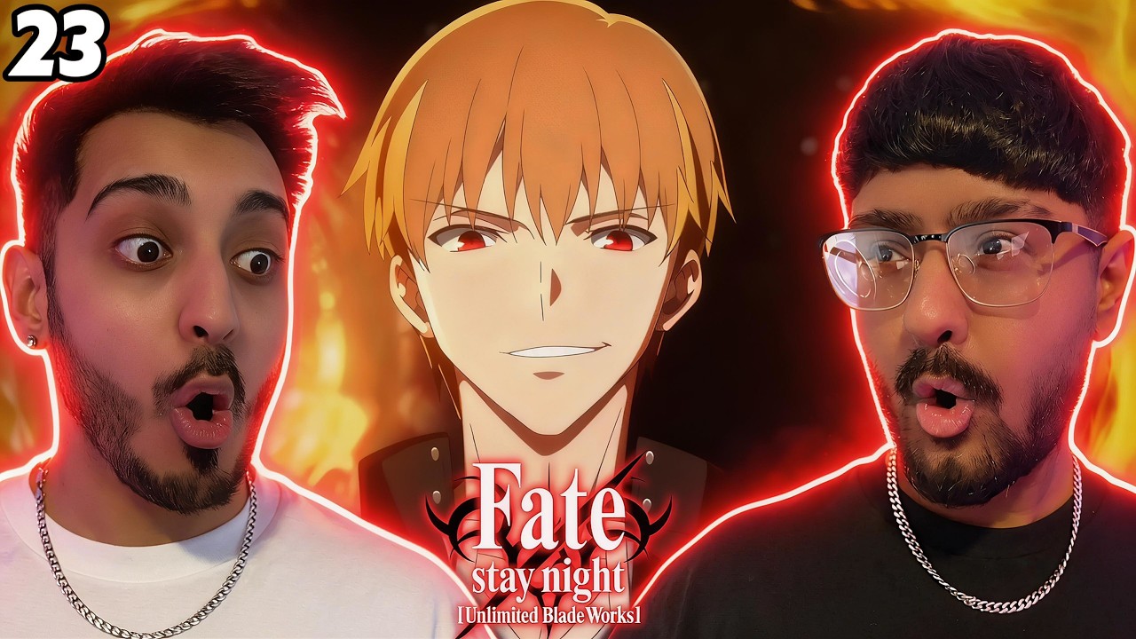 KPOP GILGAMESH!! | Fate/stay night: Unlimited Blade Works Episode 23 REACTION