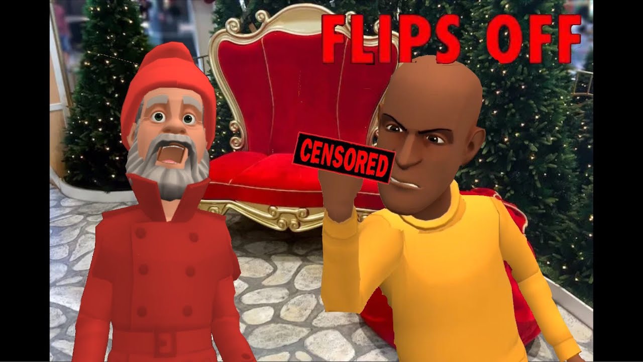 Little Bill Flips Off Santa Claus And Gets Grounded!