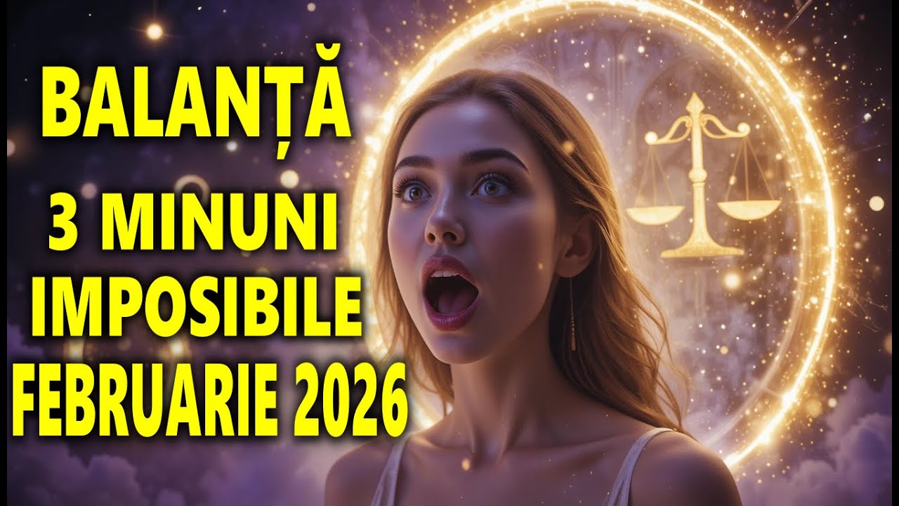BALANȚĂ, FEBRUARIE VA ADUCE 3 MINUNI IMPOSIBILE! ✨🙏 PRIMA A ÎNCEPUT DEJA!