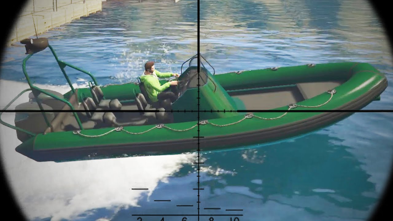 СНАЙПЕРЫ ПРОТИВ ЛОДОК! (Смешные моменты GTA 5)