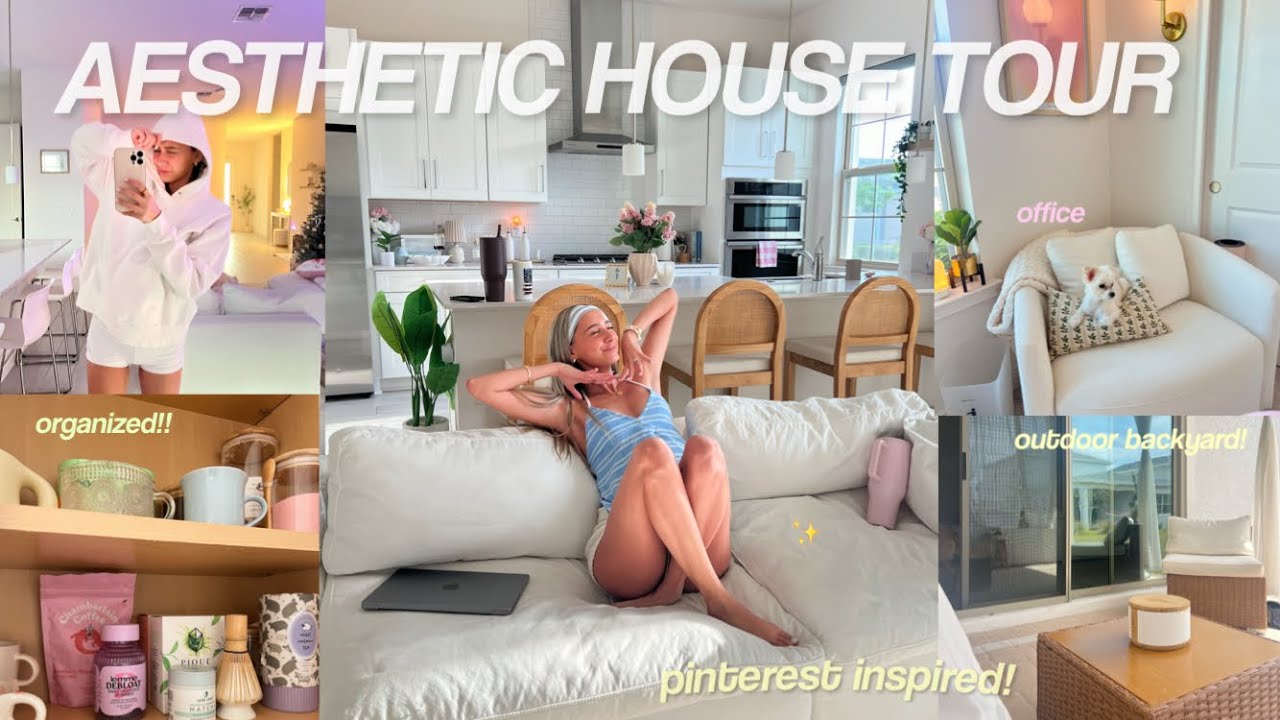 AESTHETIC HOUSE TOUR♡ pinterest inspired & fully furnished!