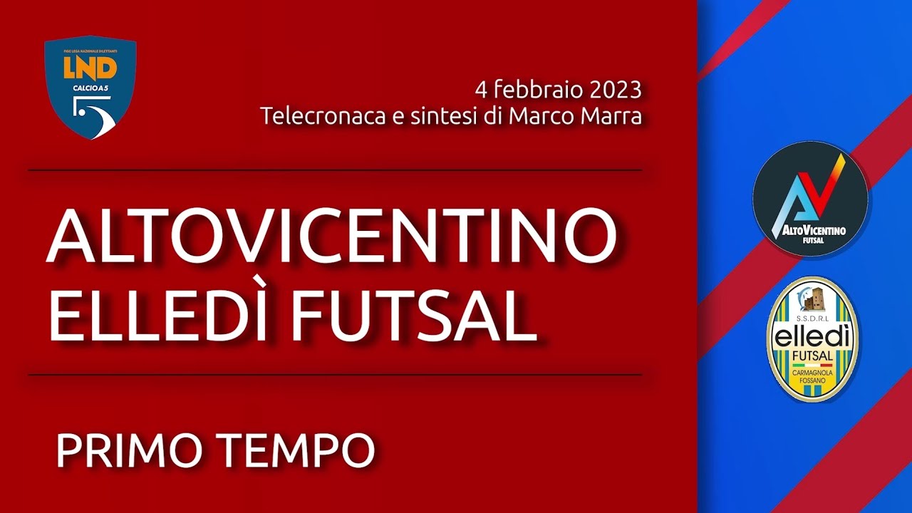 ALTOVICENTINO 🆚️ ELLEDÍ FUTSAL 4-3 - Match Highlights 2022/23