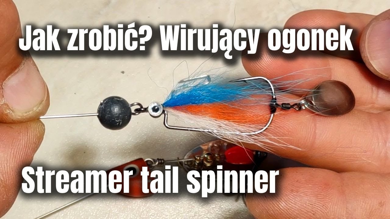 Wirujący ogonek | Jak zrobić? | Skuteczna przynęta na okonia i szczupaka | Streamer tail spinner