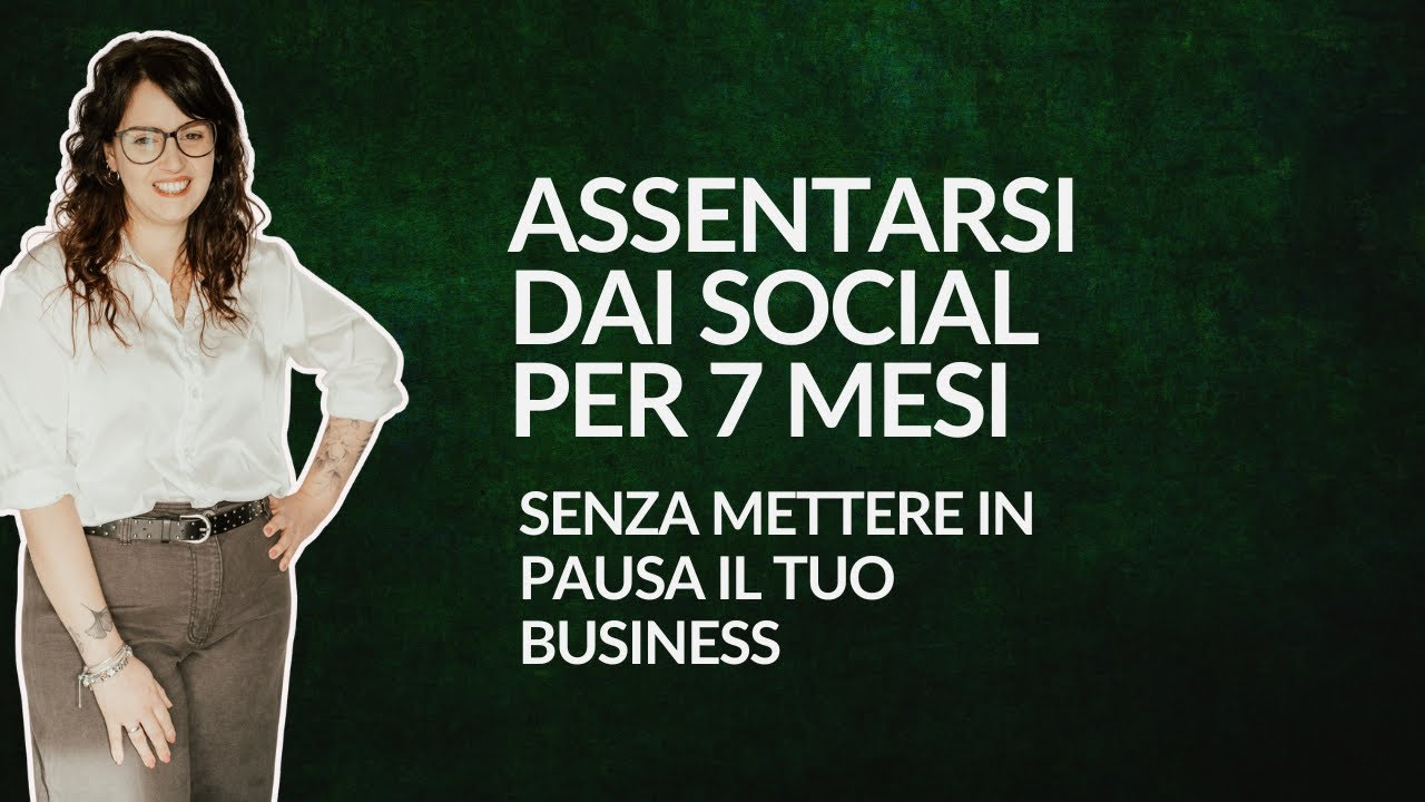 Assentarsi dai social per 7 mesi - il caso studio di una web designer libera professionista