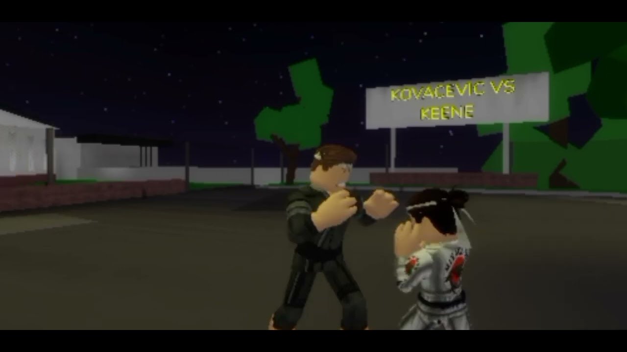 Robby vs Axel Cobra Kai Recreación Roblox T6 E13