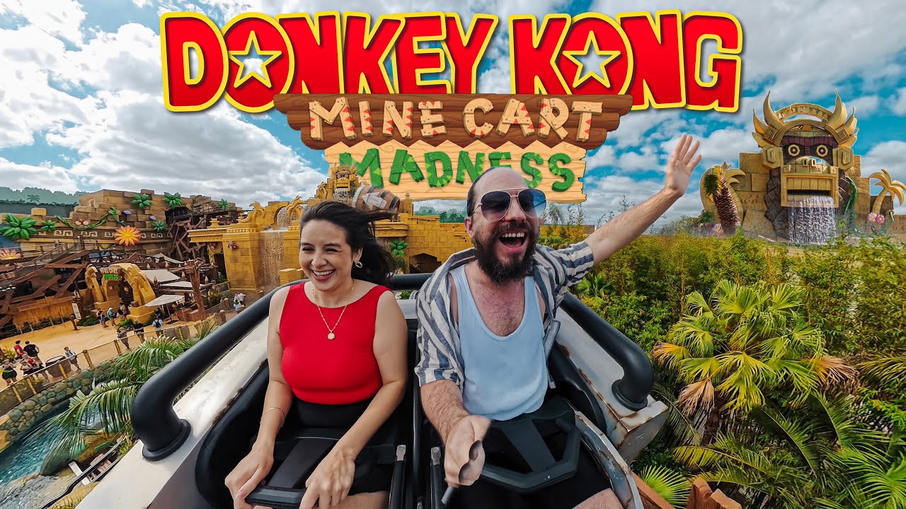 Donkey Kong Mine Cart Madness Ride POV - Epic Universe