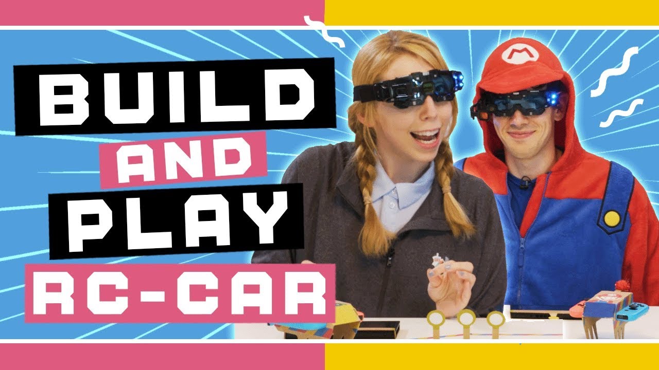 Designing and battling with the Nintendo Labo RC Car!