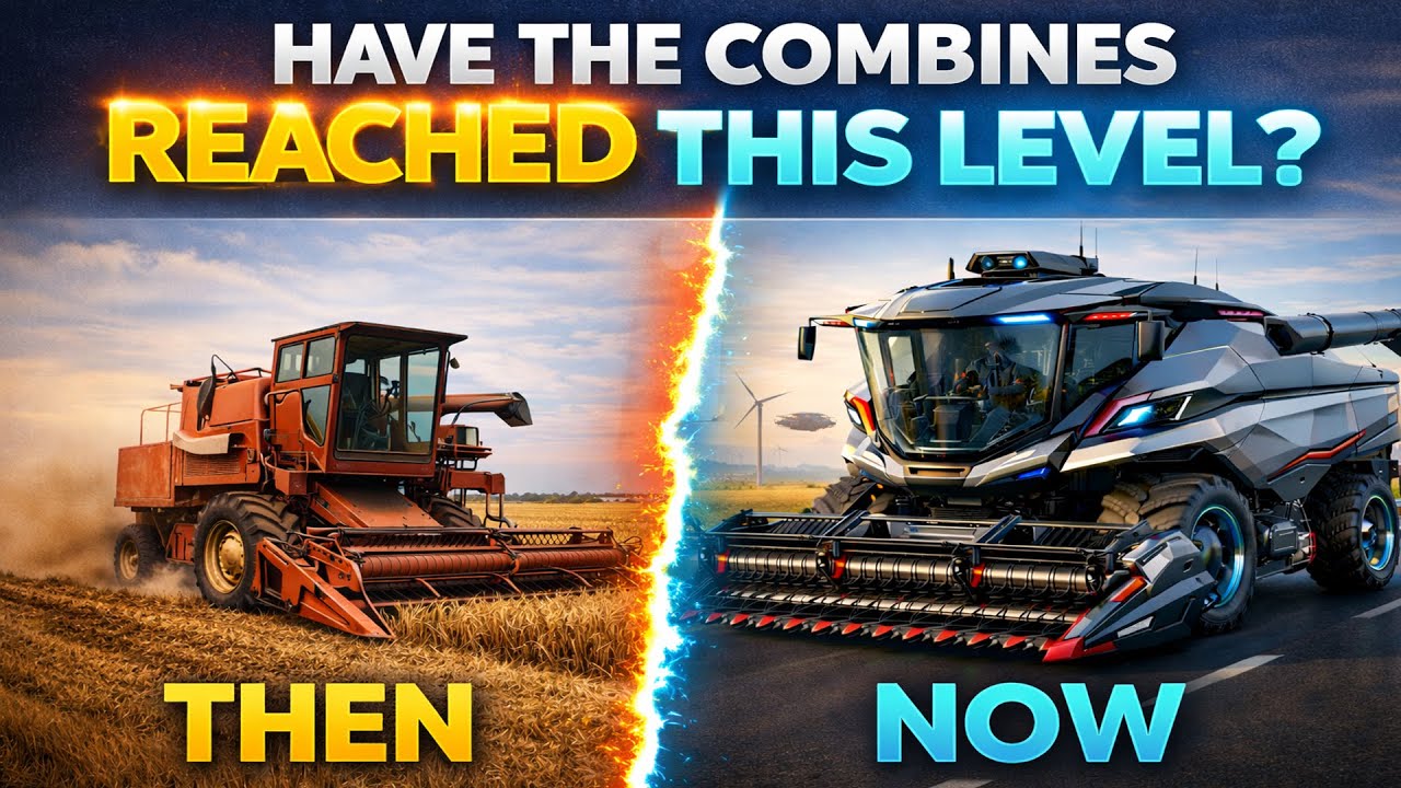 Combine Harvesters Got Insanely Better in 150 Years