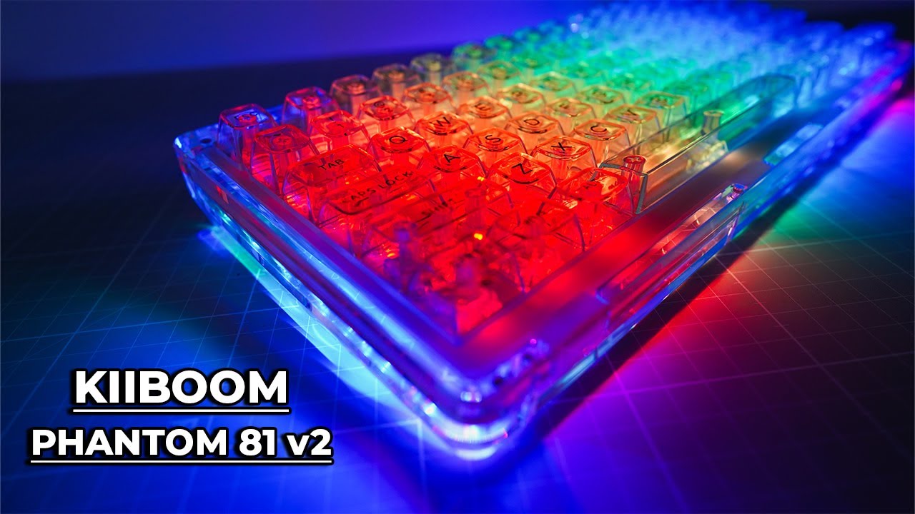 Kiiboom Phantom 81 v2 Review: A CRYSTAL Clear Acrylic Keyboard