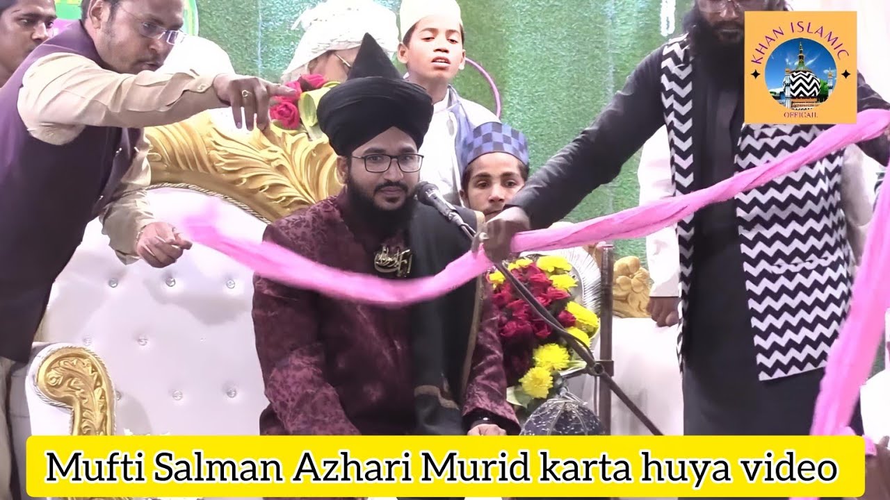 Mufti Salman Azhari Murid Karta Huya Video | Murid Karne Ka Full Video I slamic Video