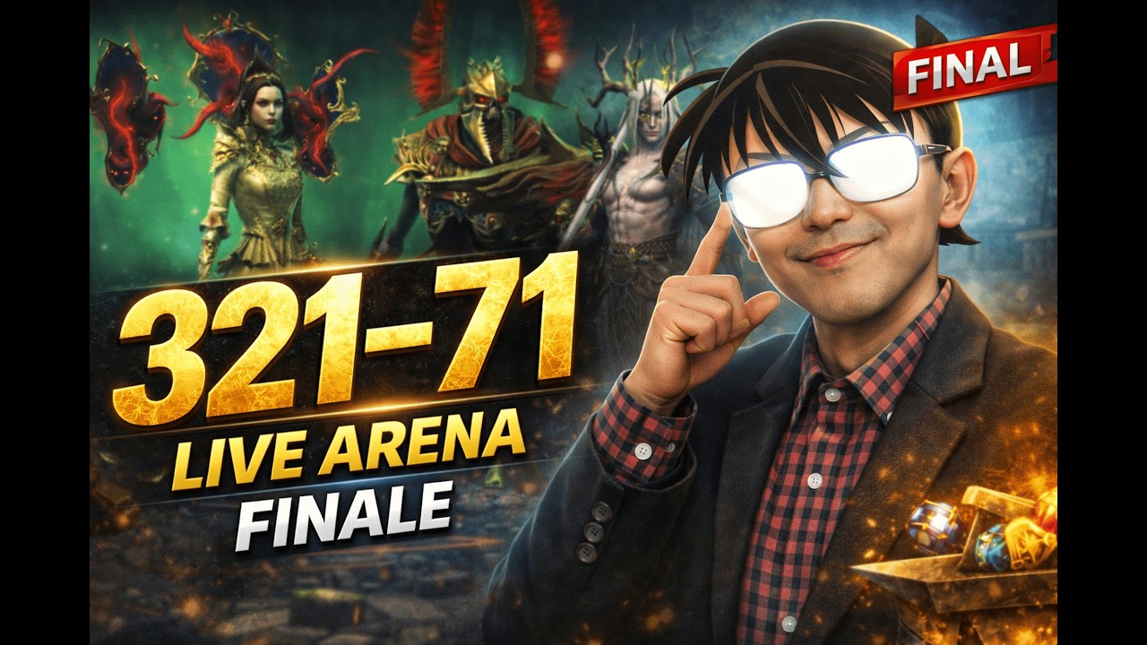 Outsmarting Live Arena Finale  321–71 Record, 1320 Push & What Actually Wins PvP