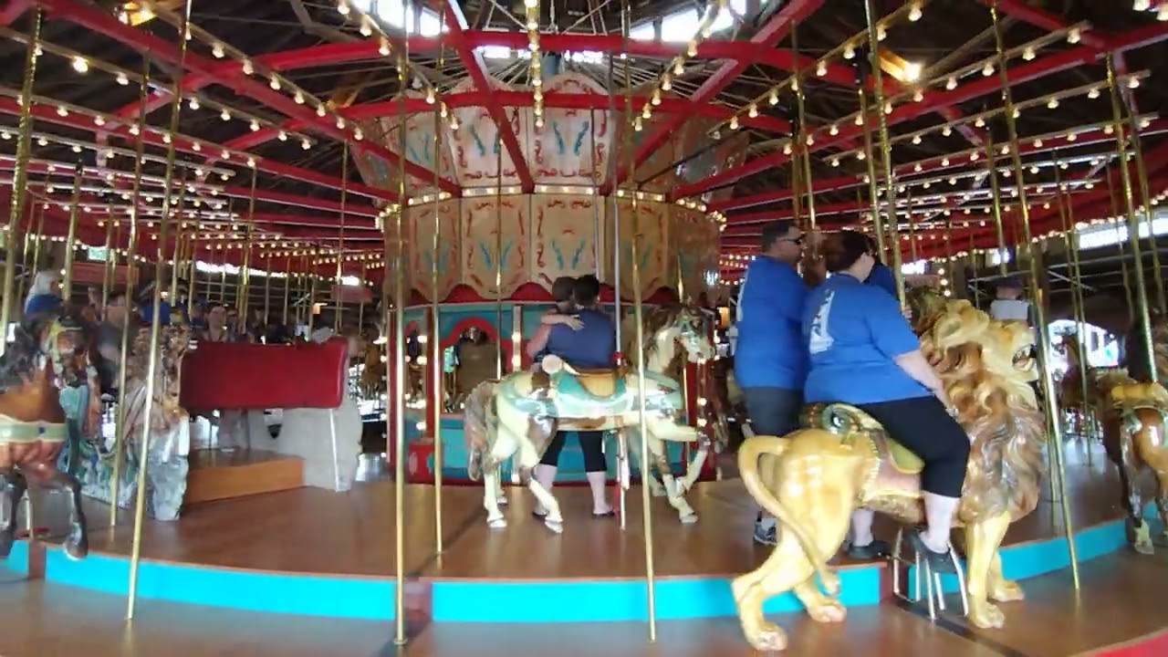 Antique Carousel is Now Back Open From A 3 Years Restoration at Canobie Lake Park. 08/27/2022
