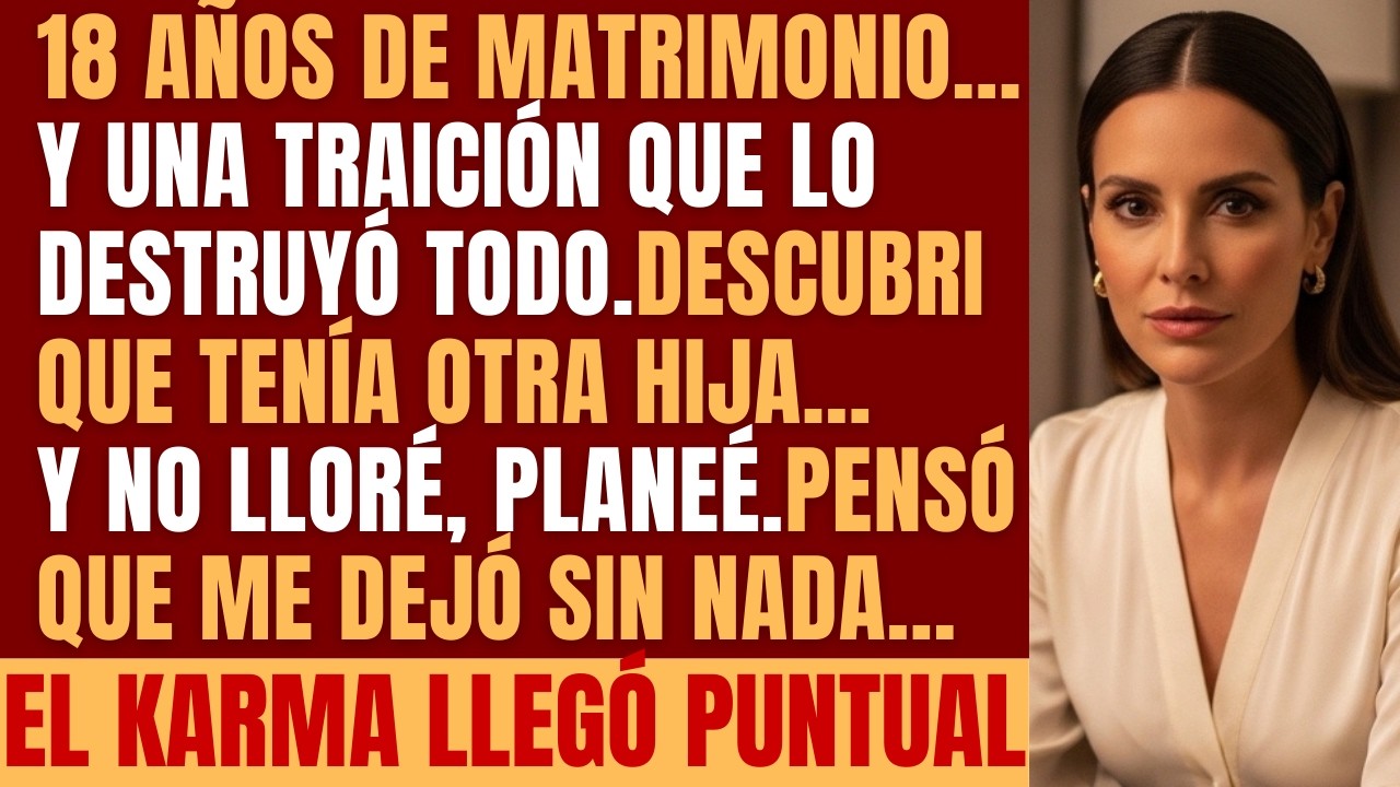 MI ESPOSO ME TRAICIONÓ DURANTE 3 AÑOS…ME DEJÓ POR SU AMANTE. Y SE QUEDÓ CON TODO. O ESO CREYÓ....