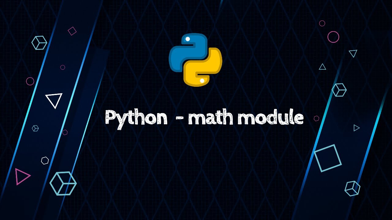 Python - math module