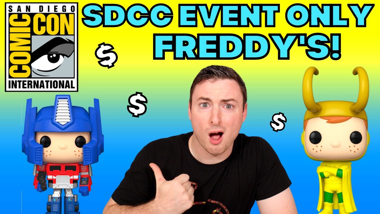 Every Freddy Funko From Last Year's SDCC Blacklight Battle Fundays!