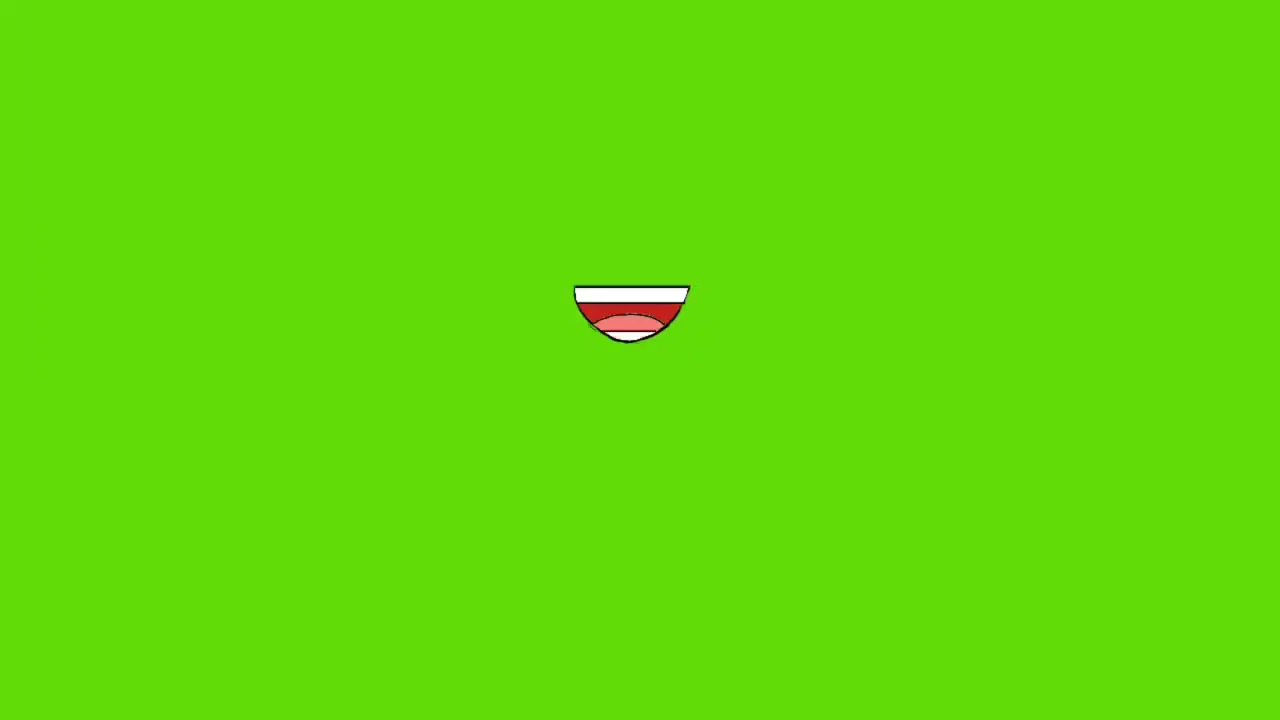 Chrome green screen mouth