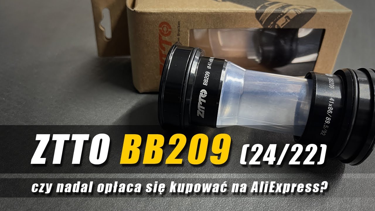 ZTTO BB209 suport press fit z redukcją GXP 24-22 bottom bracket hollowtec z AliExpress 6805RS gravel