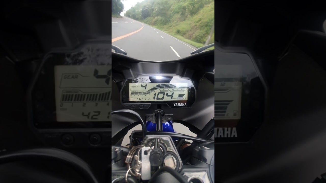 YAMAHA R15 V3 TOP SPEED STOCK