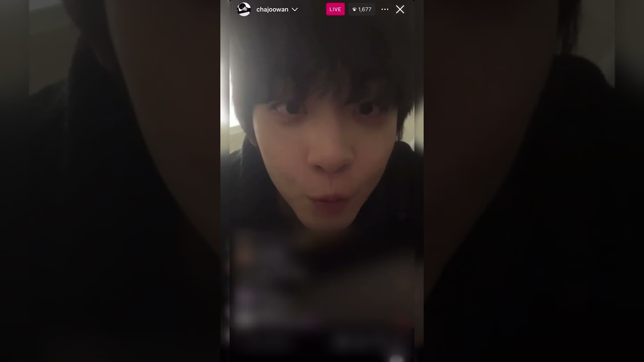 240327 배우 차주완 인스타그램 라이브 인스타 라방 | CHA JOOWAN Instagram Live