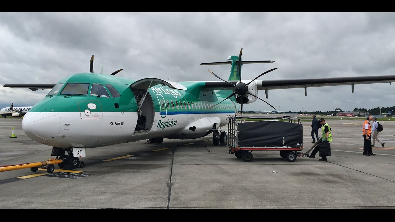 Aer Lingus Regional ATR72-600 Dublin to Glasgow *Full Flight*