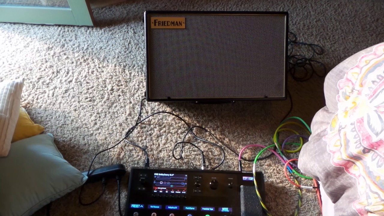 Line 6 Helix and Friedman ASM-12 - clean to breakup tones with volume knob