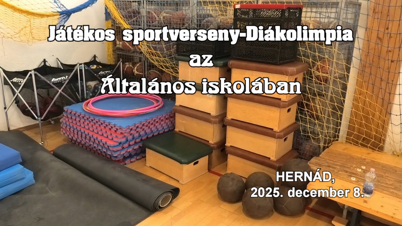 Játékos sportverseny-Diákolimpia Hernádon