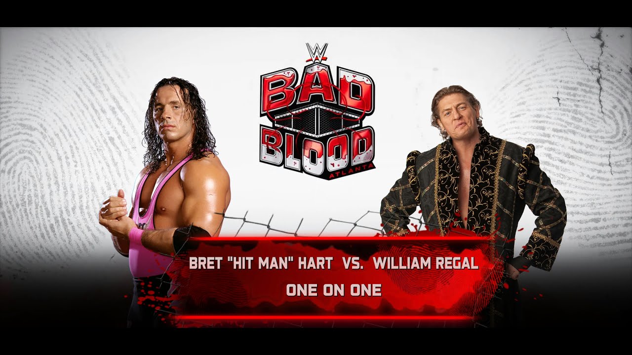 Bret Hart vs William Regal   Bad Blood from Atlanta, Georgia