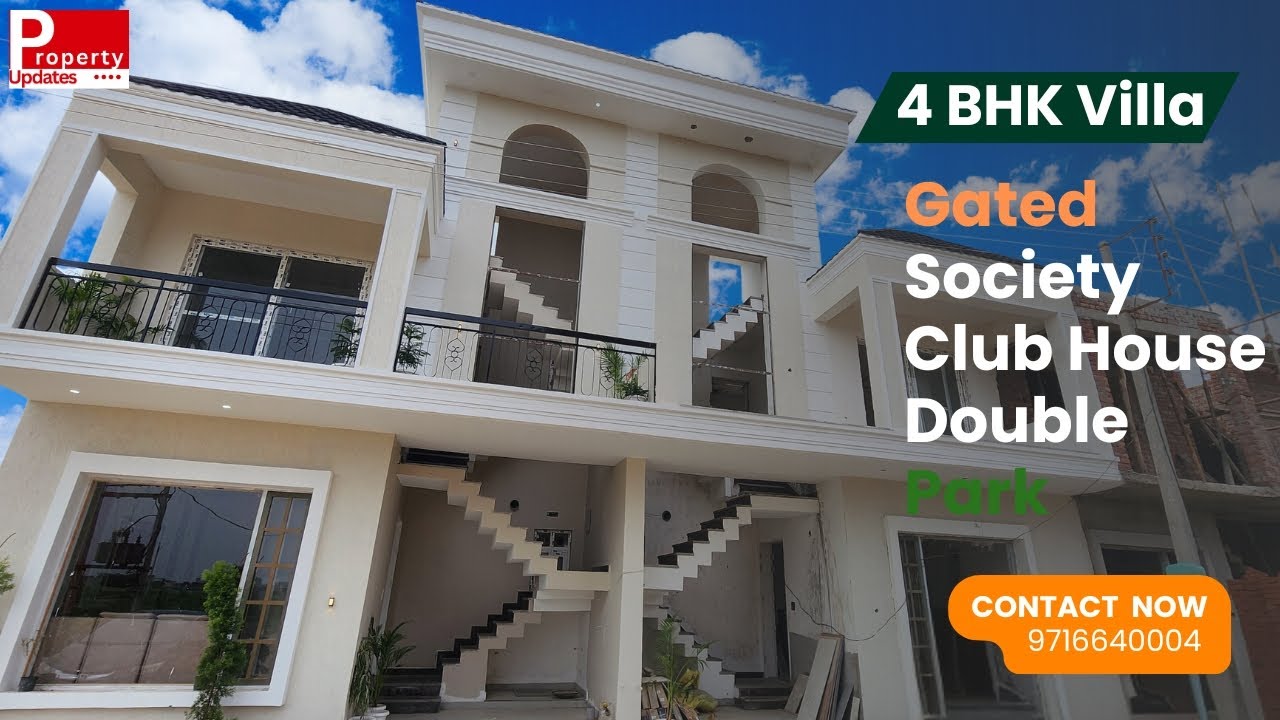 114 Yards | East Facing 4 BHK Villa | Park Facing | Gated Society | Sector 124 Mohali