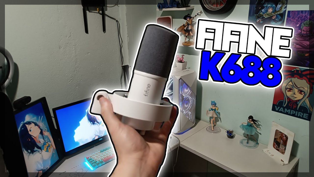 O microfone PROFISSIONAL BARATO! - FIFINE K688