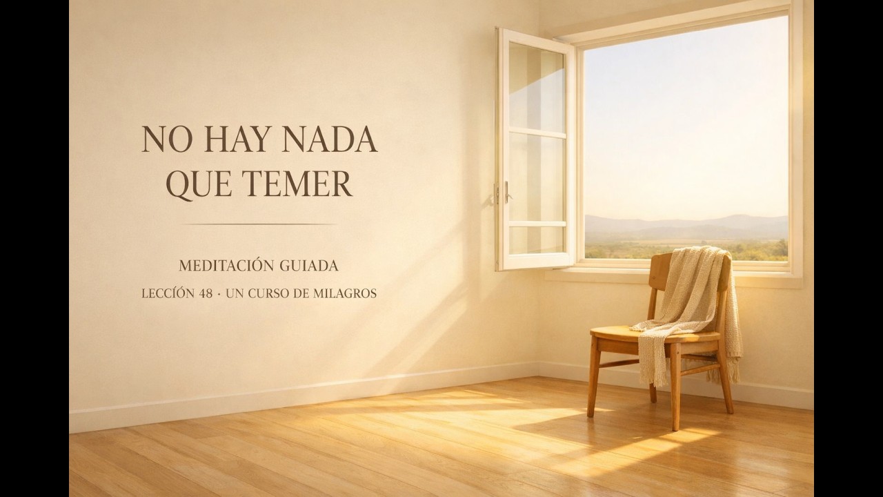 LIBÉRATE DEL MIEDO HOY · Meditación Guiada | Lección 48 UCDM