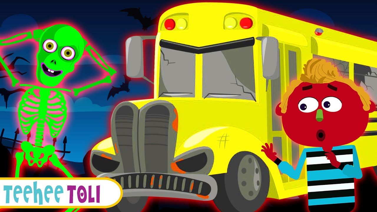 Bus Ke Pahiye Ghume Gol Gol बस के पहिए घूमे गोल गोल गोल + Hindi Songs For Kids By Teehee Toli