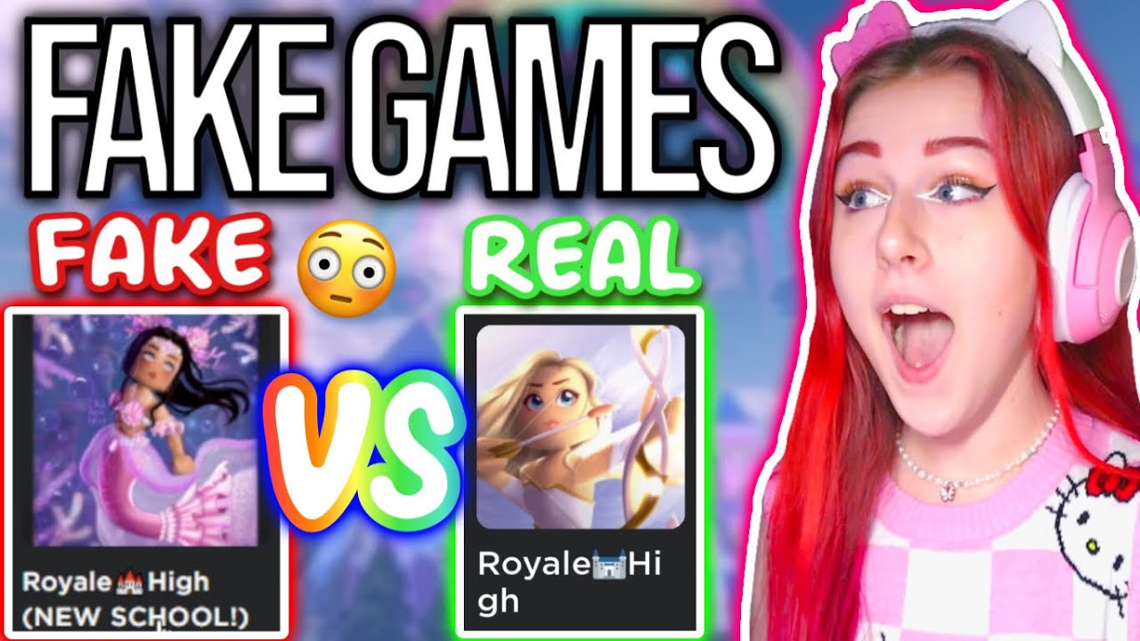 Я ИГРАЛ В ПОДДЕЛЬНЫЕ ИГРЫ ROYALE HIGH И НАШЕЛ «НОВУЮ ШКОЛУ»… ROBLOX Royale High