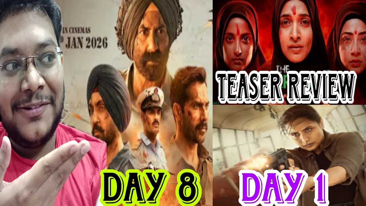 BORDER 2 DAY 8 COLLECTION | MARDAANI 3 DAY 1 COLLECTION | THE KERALA STORY 2 TEASER REVIEW REACTION 