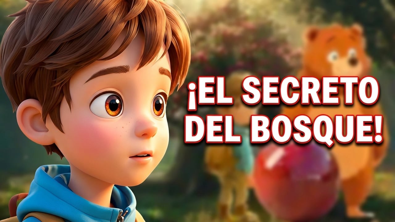 ¿Qué encontró Lucas en el bosque mágico del oso y el madroño?