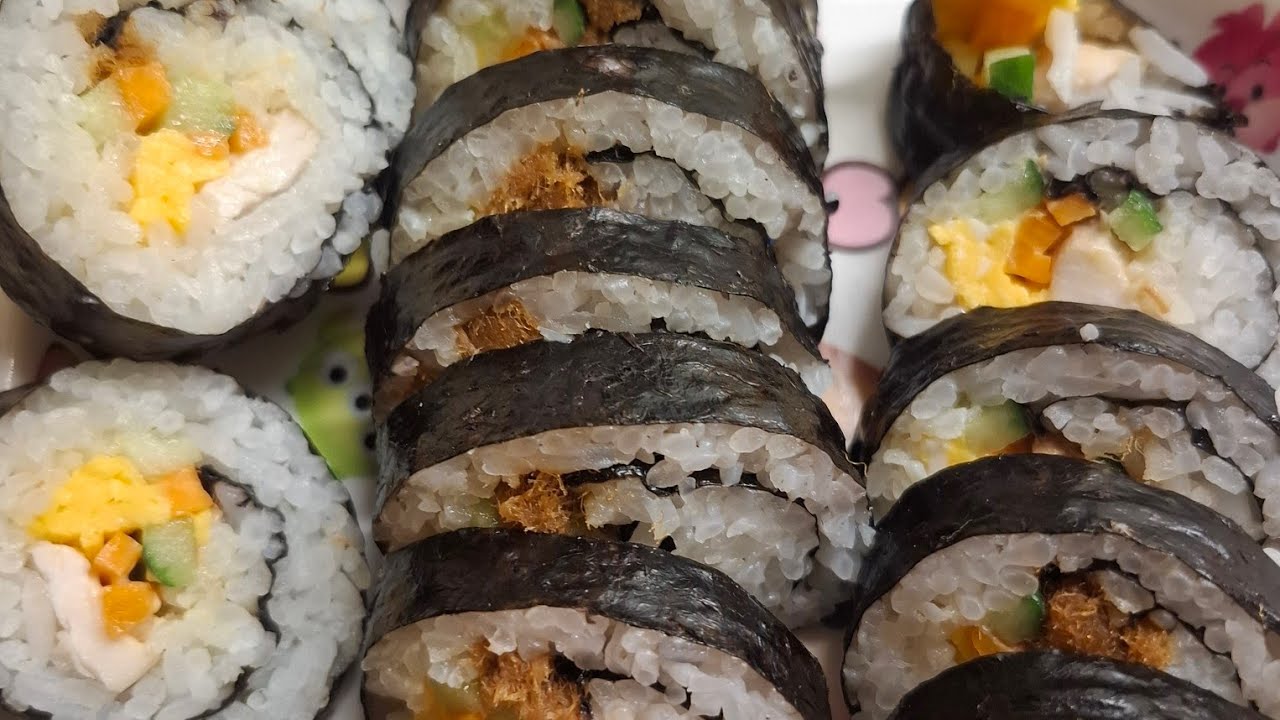 My own version of sushi Rolled 