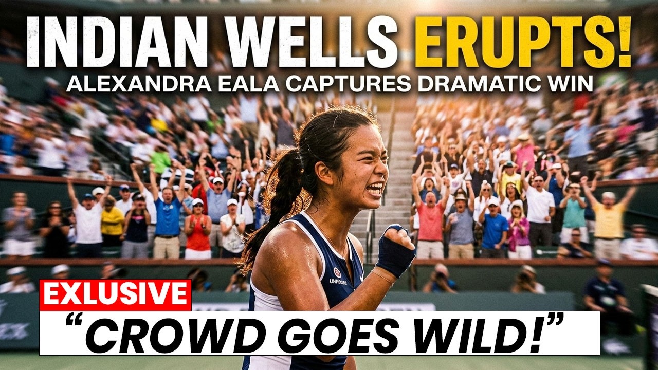 Indian Wells EXPLODES for Alexandra Eala – Record Crowd in California!