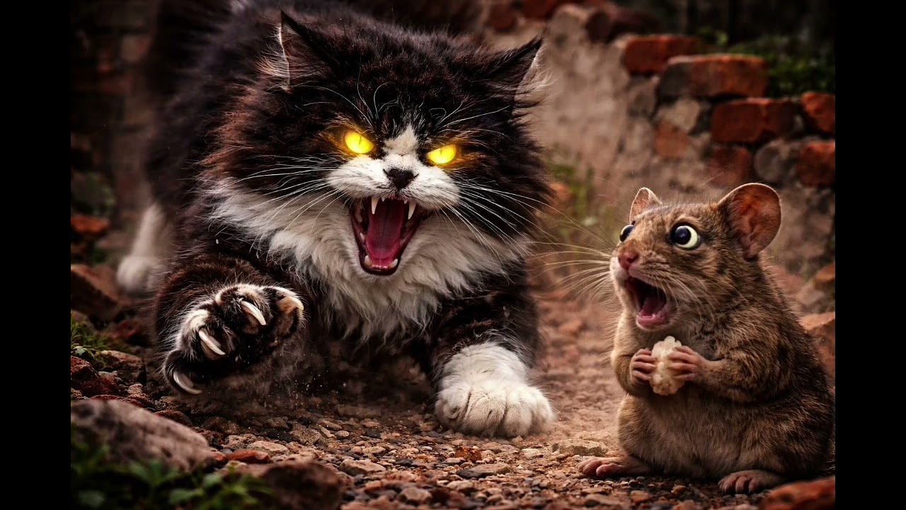 Cat Chasing Mouse Sound –10 Minutes, Rats Gone Instantly  Tiếng mèo gầm chuột – 10p sạch bóng chuột 
