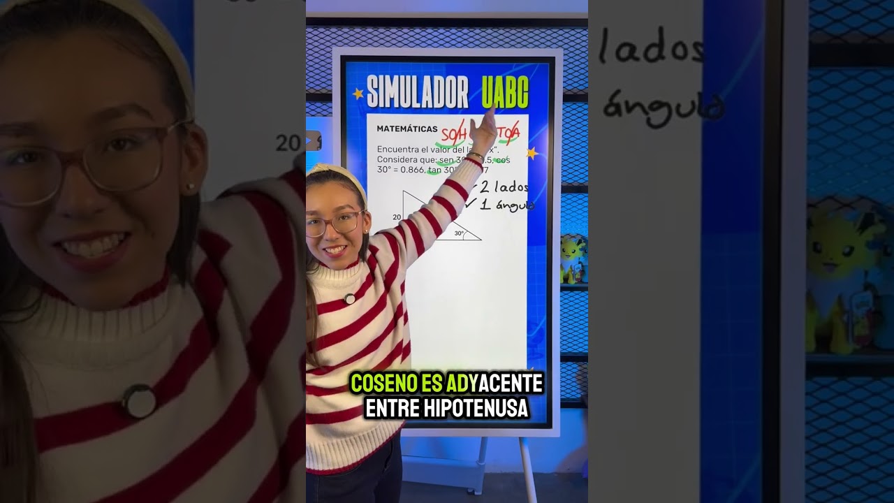 Reactivo #10 Matemáticas – UABC: Cómo usar sen, cos y tan en el examen