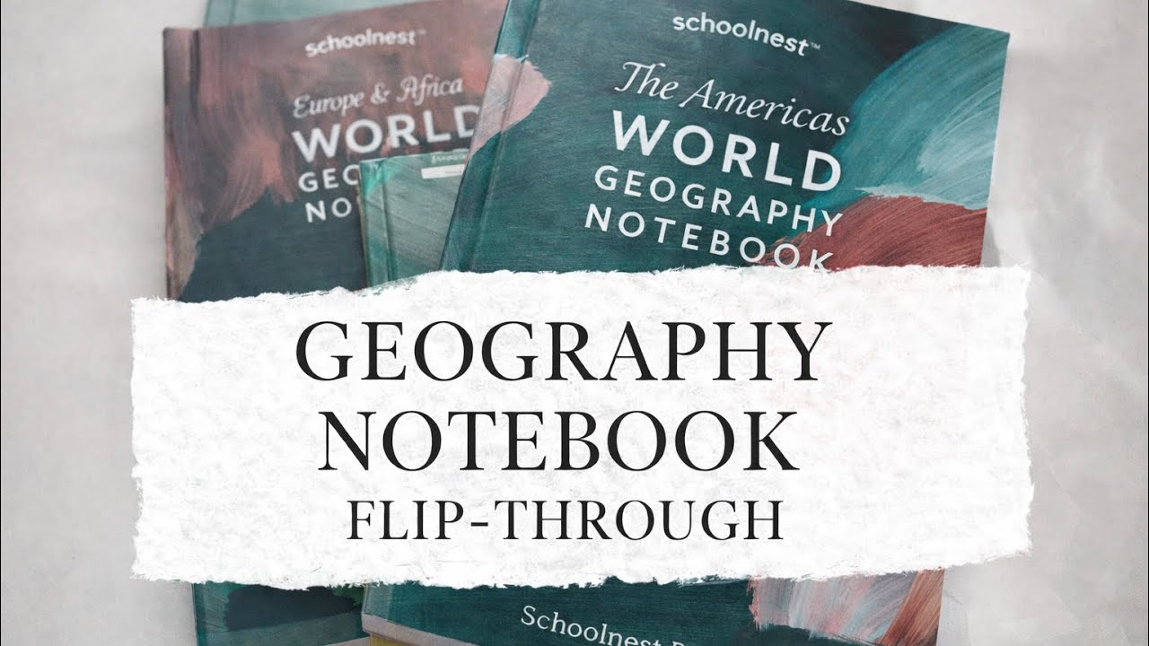 Schoolnest World Geography Notebook Flip Through + Reading Log | Unboxing