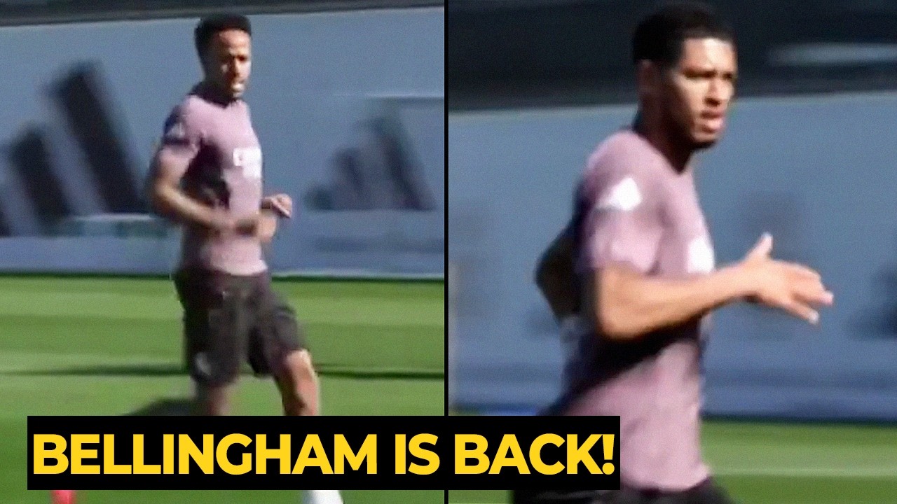 Jude Bellingham and Militao RETURN to training ahead of Getafe